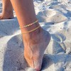 Dremmy Studios Dainty Gold Ankle Bracelets - Evil Eye Anklet