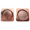 Sertodo Copper, Square Napa Bottle Coaster, Hand Hammered 100% Pure