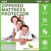 Zippered King Mattress Protector - Bed Bug Waterproof Mattress Cover,