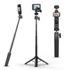 Mini Tripod for Camera, 24.61"/62.5cm Tripod Selfie Stick with 5