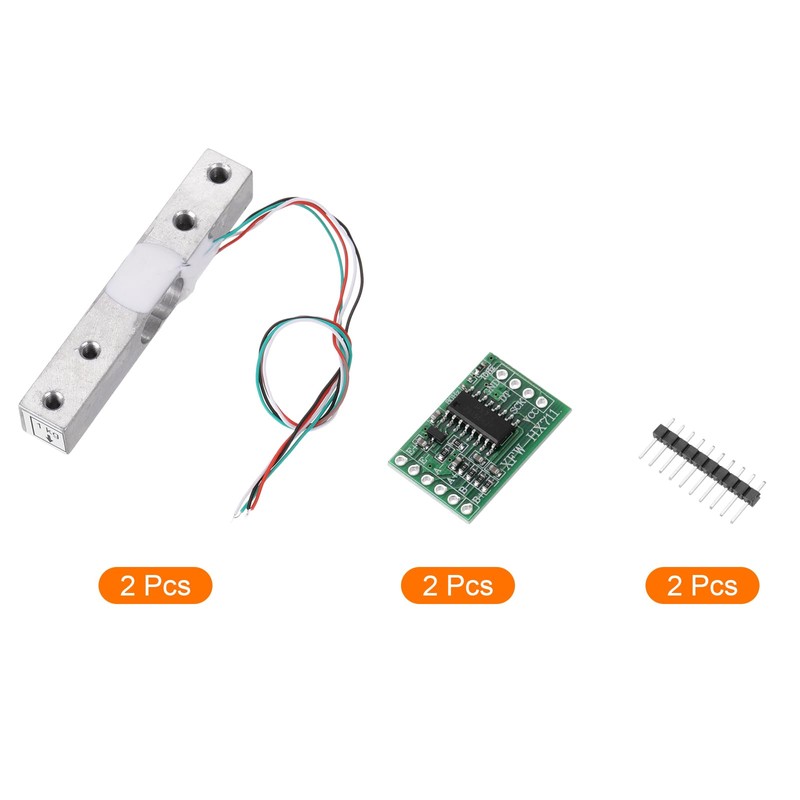 MECCANIXITY 2 Set Digital Load Cell Weight Sensor 1KG +
