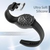 DPHUAHANG WatchBands 20mm for Moonswatch Watch,Curved Silicone Strap,Compatible with Omega