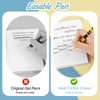 Set of 3 Erasable Gel Pens + 3 Black Refills,