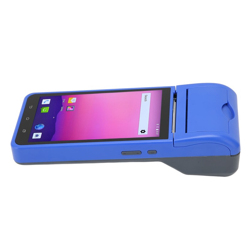 Handheld POS Machine 1280 X 720 HD Screen Thermal Printing