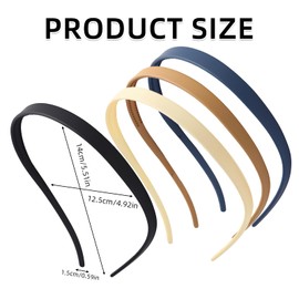 4 Stück Haarreifen Damen, Haarreifen für Brillenträger, Kein Kopfschmerz Haarreif, Zickzack Haarreif, Komfortable Und Rutschfeste Headbands Für Brillenträger Für Frauen Und Mädchen