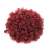 MKJVEN Large Afro Puff Drawstring Ponytail for Black Women Burgundy
