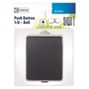 EMOS Waterproof Bell Switch with Rocker Switch Grey Black Colour