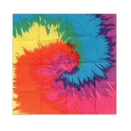 Funky Tie-Dyed Bandana Party Accessory (1 count)