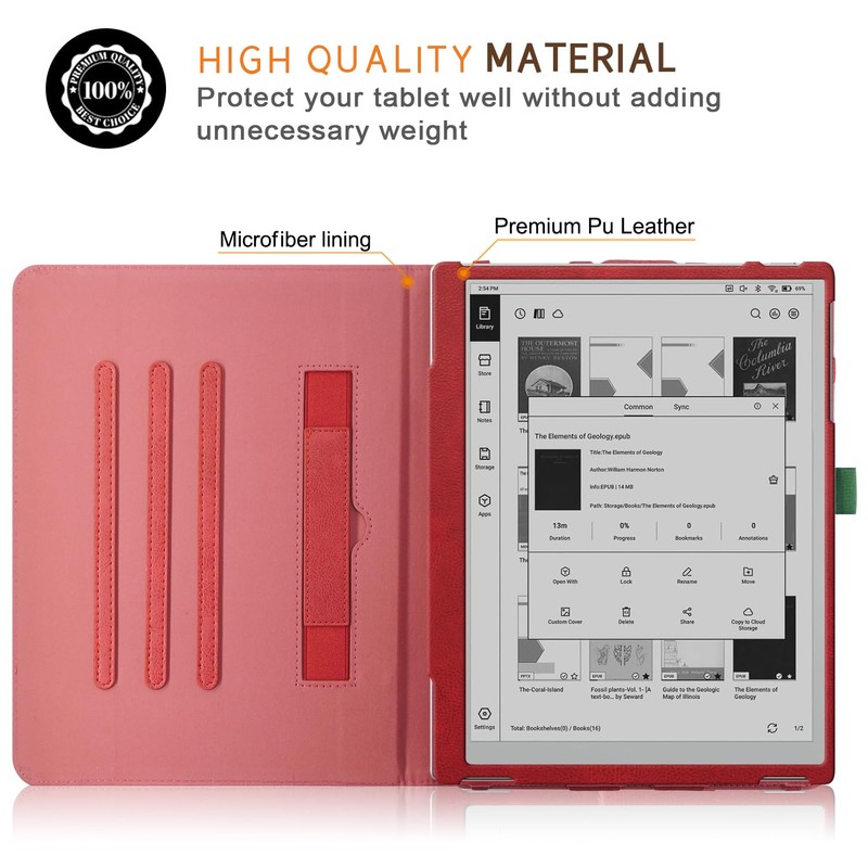 Xuanbeier Case Compatible with BOOX Tablet Go 10.3 ePaper E