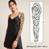 46 Sheets Lion Wolf Full Arm Temporary Tattoo for Women