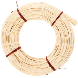 1 Roll Natural Indonesian Rattan Material for DIY Furniture Weaving, Rattan Chair Repair, Home Decor - 3.0mm Diameter, 250g Roll, Light Yellow