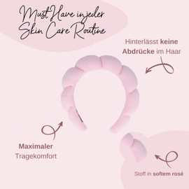 PARSA Beauty Cozy Styles Make-Up Hair Band Pink