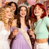 KEUKORZ Bride to be Girl Rose Gold Crown with Sash