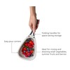 Joseph Joseph Droplet Mini Colander with Folding Handles, Kitchen Strainer