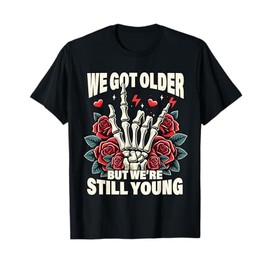 Vintage Elder Emo Moms Club Elder Emo Pop Punk We Got That Older We're Still That Young Unisex Adult T-Shirt
