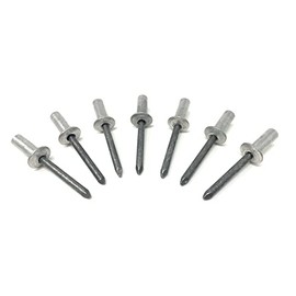 Metal Magery 50 Closed End Rivets Aluminum Body Steel Mandrel 8-6 1/4" x 3/8" (0.251-.375 Inch Grip Range) QTY: 50