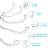 DURATECH Half Moon Box Wrench Set, Metric, 5-Piece, 8mm to