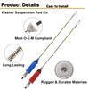 WH16X10158 WH16X10159 4PCS Washer Suspension Rod Set Compatible with G-E