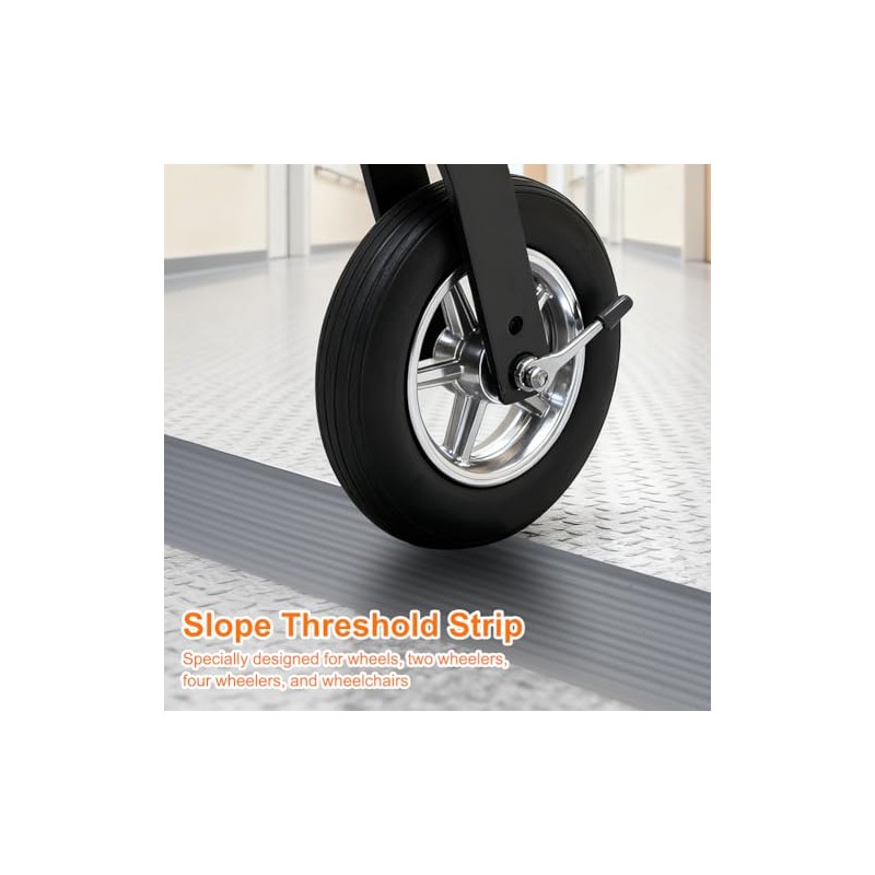 Threshold catch, 100x6x2 cm Threshold collection Suction robot, threshold shelter