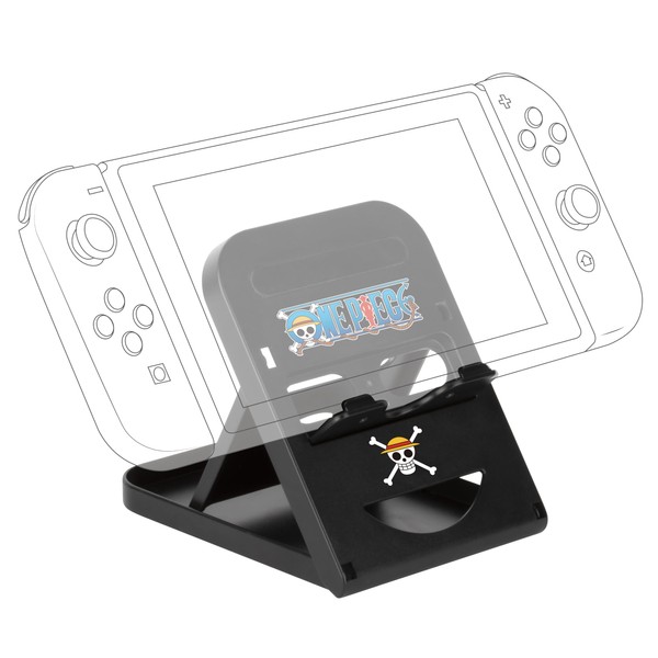 Konix One Piece Stützständer für Nintendo Switch, Switch Lite und Switch OLED - Schwarz