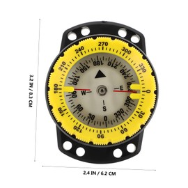 WOONEKY Men Women Watch Survival Compass Waterproof Boat Dive Navigator with Compass Function