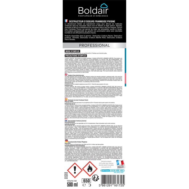 BOLDAIR Destructor Peony Raspberry Red
