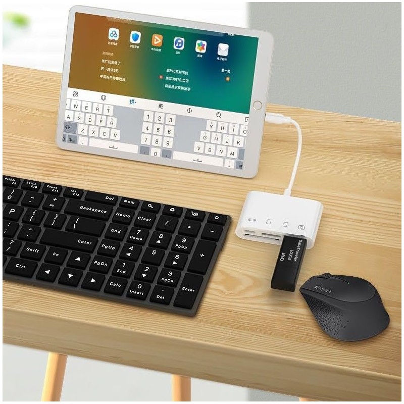 USB C SD Card Reader, 4 in 1 USB-C to