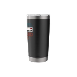Dad Level Unlocked 2025 New Daddy Leveled Up To Gamer Dad Stainless Steel Insulated Tumbler