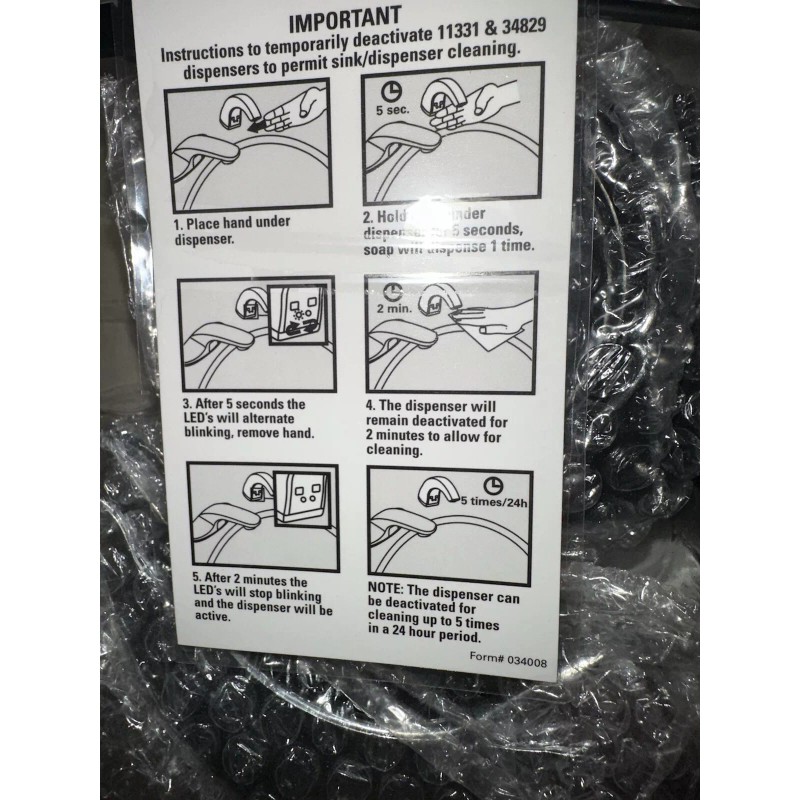 Kimberly-Clark NEW Kimberly-Clark Professional Touchless Counter Mount Soap Dispenser. 11331
