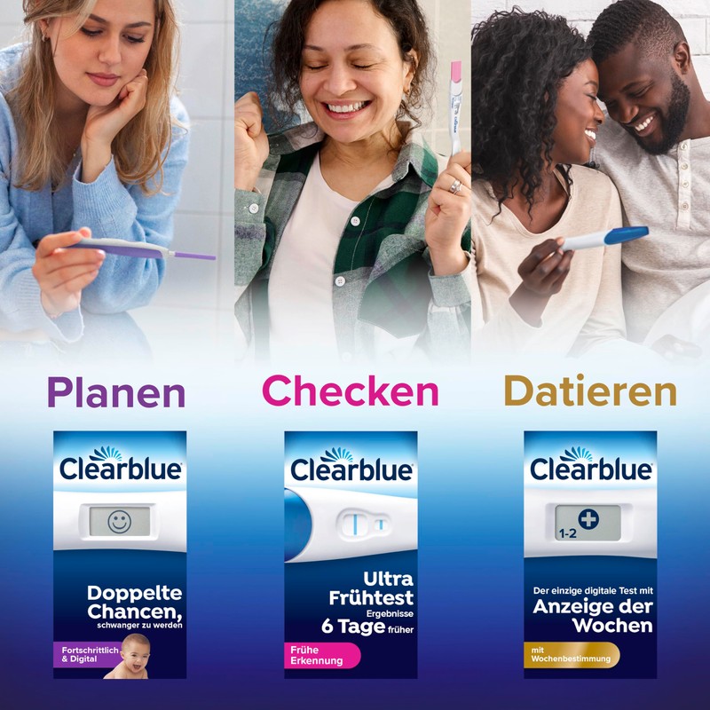 Clearblue Flip & Click Pregnancy Test Value Pack Foldable Easy