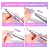Taladro De Uñas Eléctrico Profesional De 45000 Rpm Recargabl