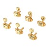 6 Pcs String Tuning Pegs 3L3R High Strength Metal Machine