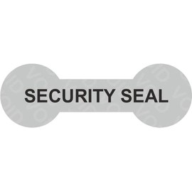 Void Security Labels "Security Seal" on a Roll - 60 x 20 mm (Black - Pack of 100)