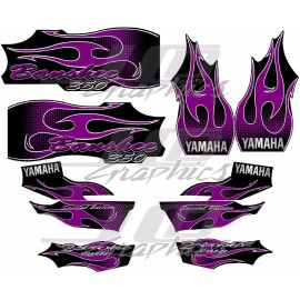 BANSHEE yamaha banshee full graphics kit 2006 THICK AND HIGH GLOSS