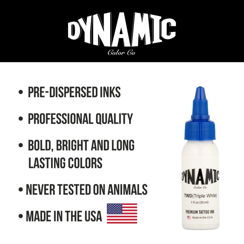 Dynamic Color Co Dynamic Color Co Triple White Ink Bottle