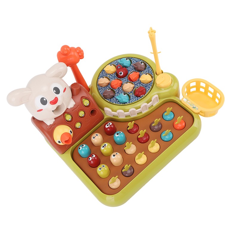 Whack Game 4 in 1 Multi Functional Toys Fishing Toy