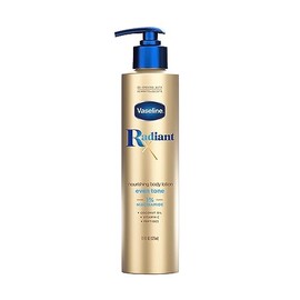 Vaseline Loción Corporal Nutritiva Radiant X Even Tone Con 1% De Niacinamida, Aceite De Coco, Vitamina C Y Péptidos, 325 Ml