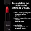 e.l.f. Cosmetics O Face Labial Satinado Effortless Rosa Mauve Suave
