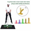 zalati Golf Tees 6pcs Golf Top Holder Stand Rubber for