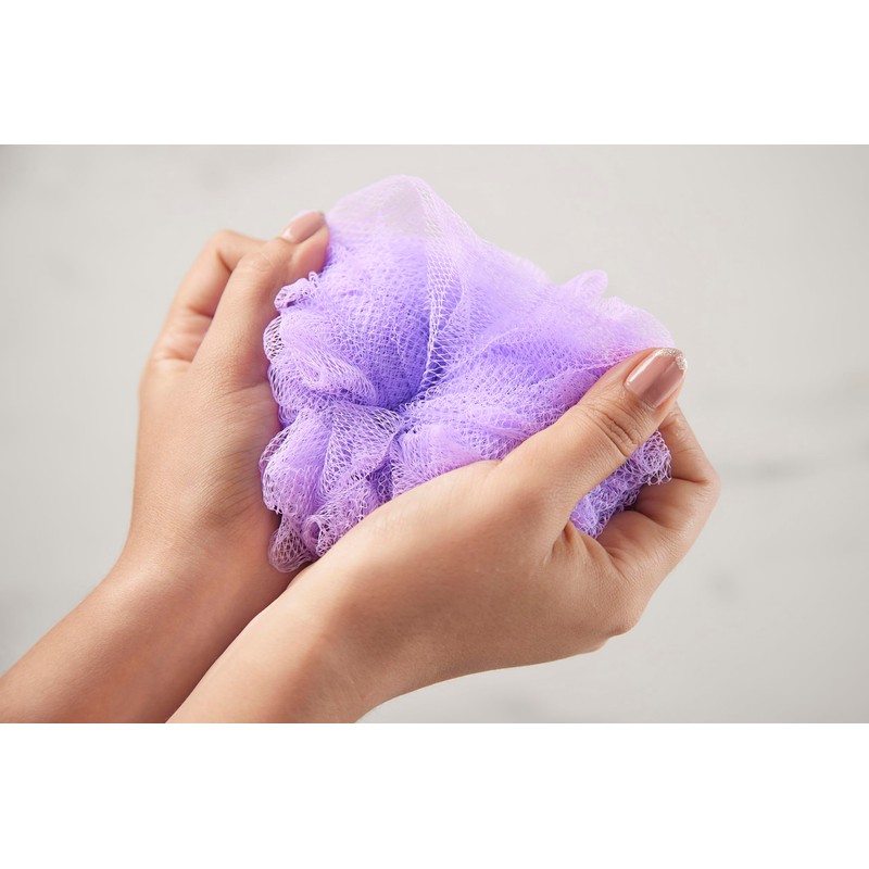 Pack 4 Esponjas Para Baño De Colores