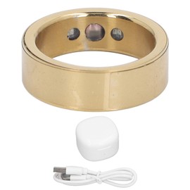 SR200 Smart Finger Ring Sleep Health Monitoring Ring Bluetooth Connection Fitness Calorie Tracer Ring 17 Size (53.4mm / 2.1in)