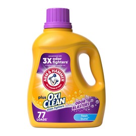Arm & Hammer Arm & Hammer Plus OxiClean Odor Blasters Fresh Burst, 77 Loads Liquid Laundry Detergent, 100.5 Fl oz
