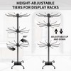 bahforam 3 Tier Spinner Display Rack Retail Display Stand Metal