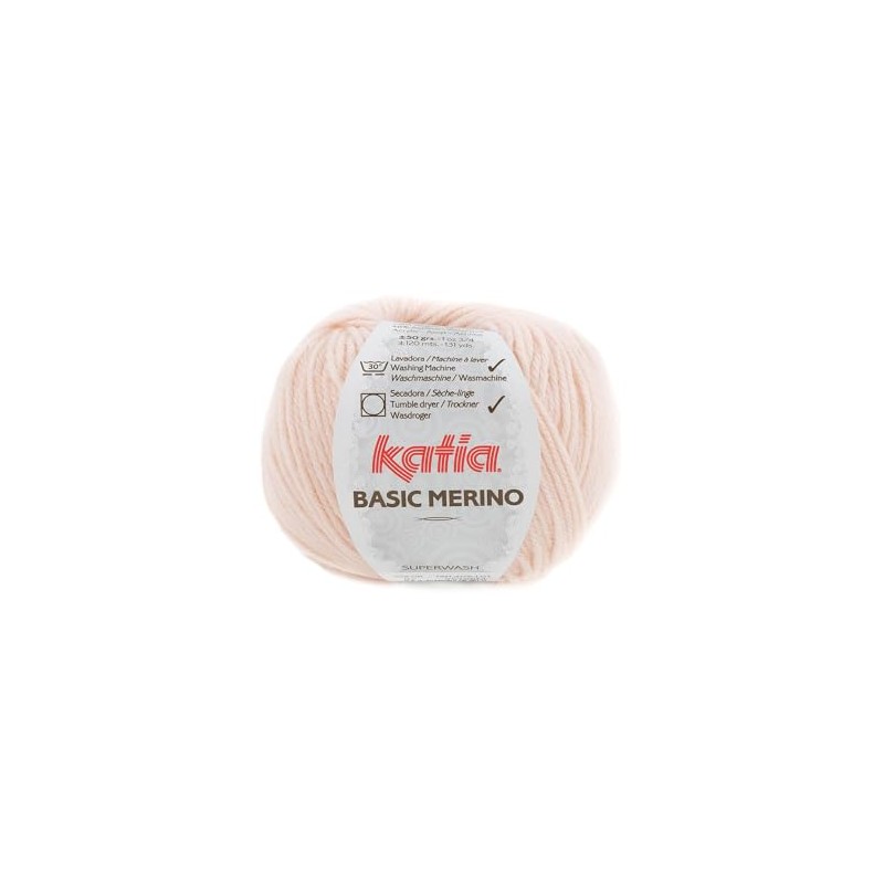 Katia Basic Merino Wool – Colour: Pink Claro (87) –