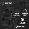 EVO Fitness PAIR Ankle Straps For Cable machines, Padded Cable