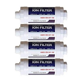 [KEMOEM] WGTECH Ion Filtro KBF-100 Cabezal de Ducha, Filtro de Llave bidé Filtro de Agua 4 Piezas