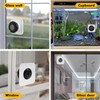 2 Pack Camera Window Mount Compatible with Yi Home Camera,