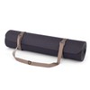 Bodhi Two-tone yoga mat carrying strap, grey.