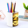 Fabulous Ceramic Pen Pot - Sunset Under the Trees Nature