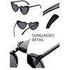 NLEYANB 10 Pairs Wholesale Party Heart Fashion Sunglasses Bulk for